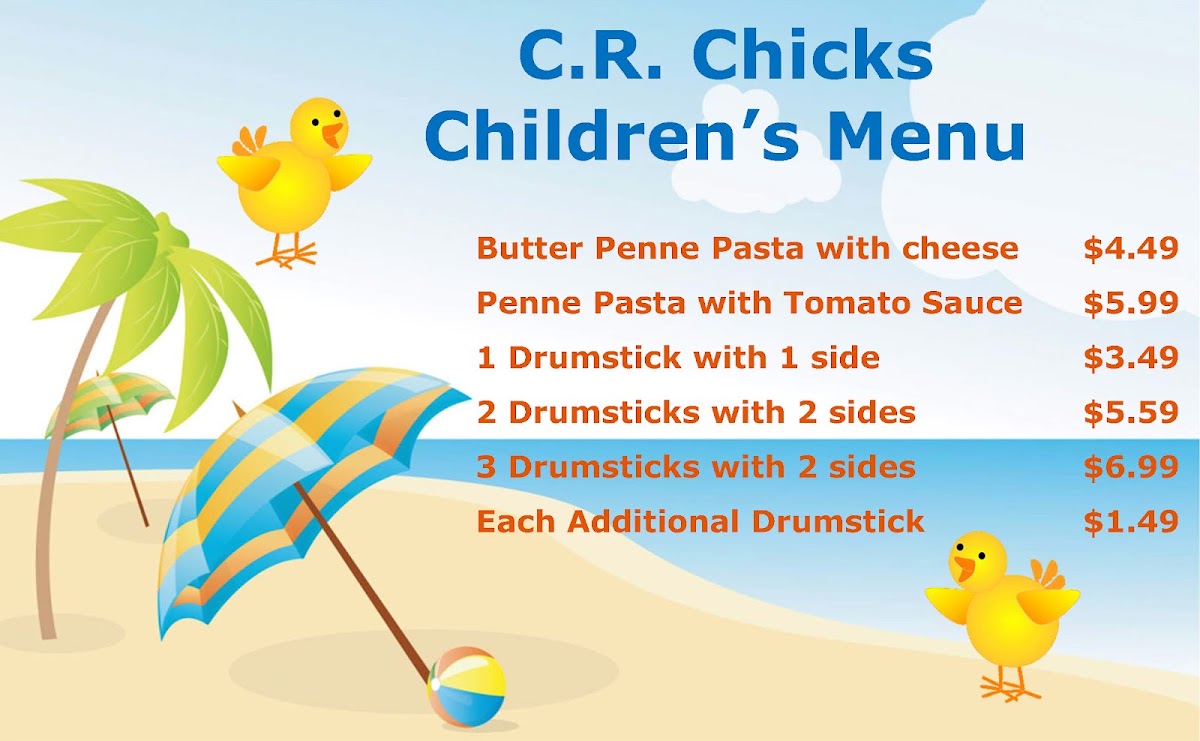 C.r. Chicks (Wellington) Menu-3