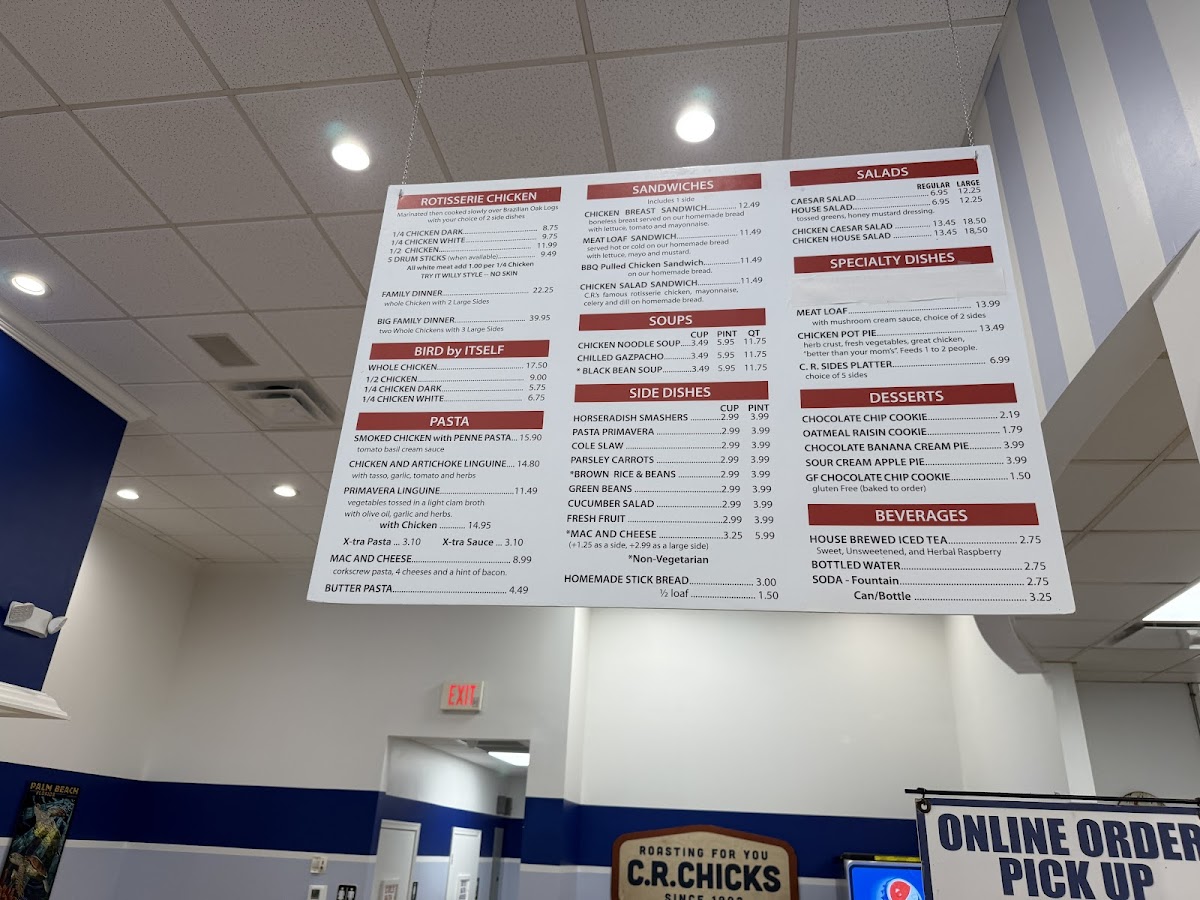 C.r. Chicks (Wellington) Menu-4